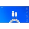 Kabel USB 2.0 SAVIO CL-168, USB A (męski) do USB C (męski), 3 m, biały