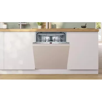 Zmywarka Bosch | SMV46KX12E | Do zabudowy | Szerokość 60 cm | Ilość kompletów 13 | Ilość programów 6 | Klasa efektywności energetycznej E | Funkcja AquaStop | Biały