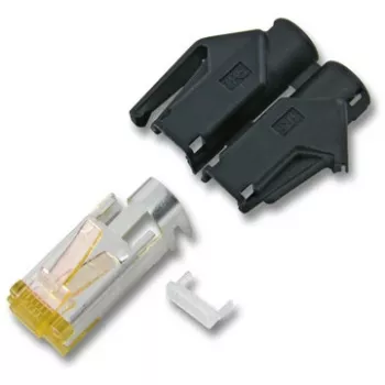 Draka UC900 - kabel krosowy - RJ-45 (M) - RJ-45 (M) - 3 m - SFTP - CAT 6a - linka, bezhalogenowy - niebieski (21.05.9534)