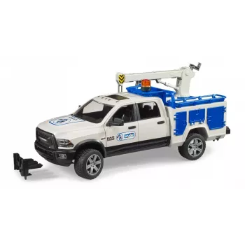 Auto Dodge RAM 2500 Service z obrotowym światłem Rooster BRUDER 02509