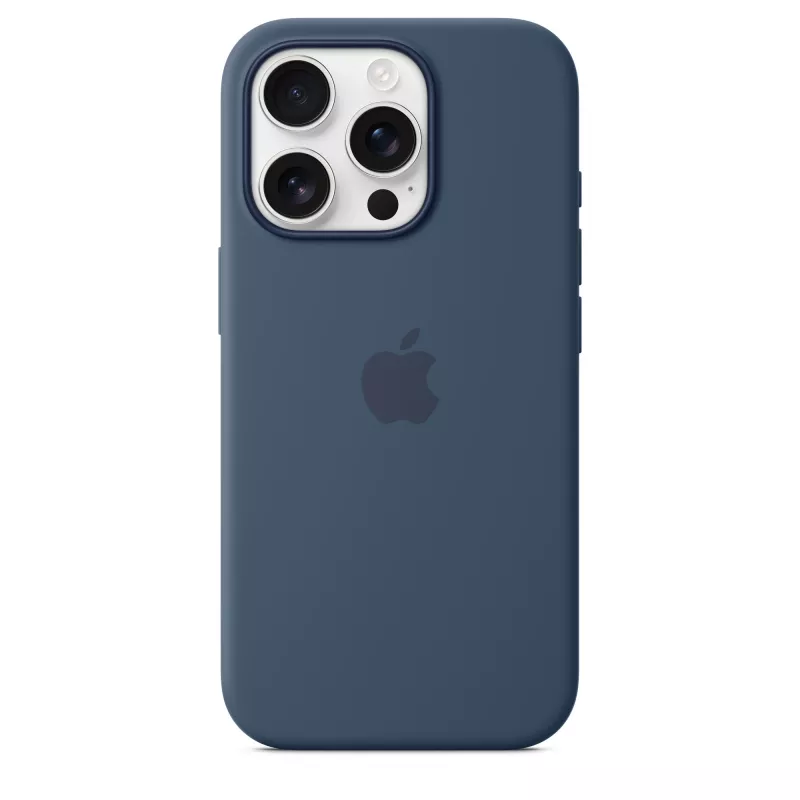 Etui silikonowe z MagSafe dla iPhone 16 Pro - Denim