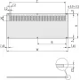 Panel tylny Schroff 4U 84HP perf. - Akcesorium do szafy rack (30849030)
