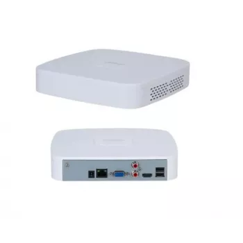 Rejestrator sieciowy DAHUA NVR2104-S3 4-kanałowy, 1U, SATA HDD do 16 TB, 1080p/720p, 12V/1,5A, biały