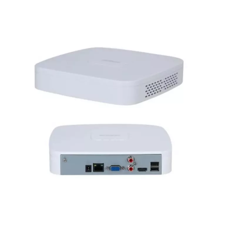 Rejestrator sieciowy DAHUA NVR2104-S3 4-kanałowy, 1U, SATA HDD do 16 TB, 1080p/720p, 12V/1,5A, biały