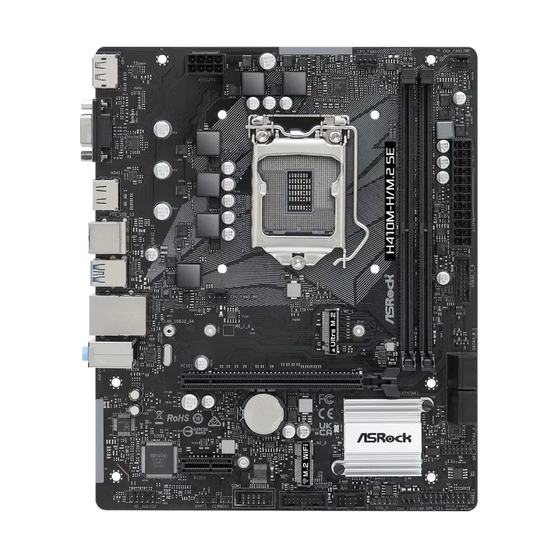 Płyta główna ASRock H410M-H/M.2 SE Intel H370 LGA 1200 micro ATX