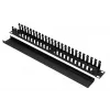 Panel do zarządzania kablami Extralink kabel MANAGER WITH METAL COVER Czarny Metal 48,3 cm