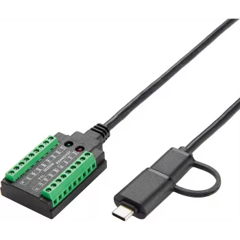 adapter kablowya szeregowego Exsys EX-13003 USB na 1S RS-232/422/485/TTL, chipset FTDI, 1,0 m