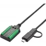 adapter kablowya szeregowego Exsys EX-13003 USB na 1S RS-232/422/485/TTL, chipset FTDI, 1,0 m