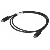 Kabel USB 2.0 USB-C na USB-C LANBERG CA-CMCM-10CU-0010-BK 1 m, czarny, 480 Mbit/s, pozłacane styki