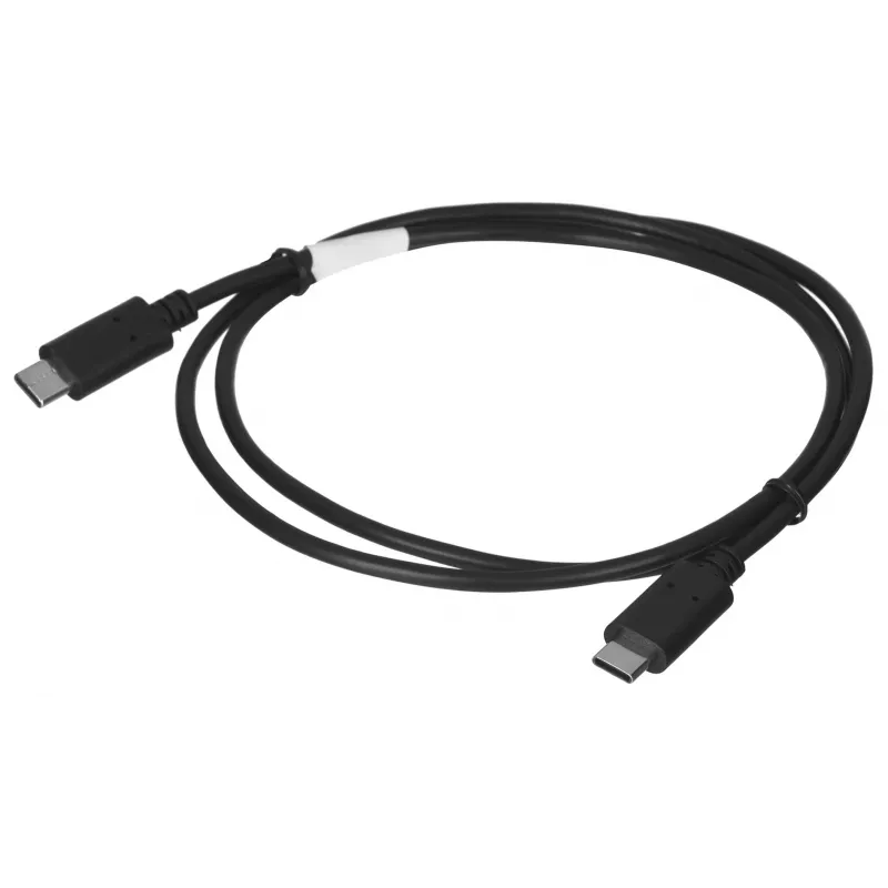 Kabel USB 2.0 USB-C na USB-C LANBERG CA-CMCM-10CU-0010-BK 1 m, czarny, 480 Mbit/s, pozłacane styki