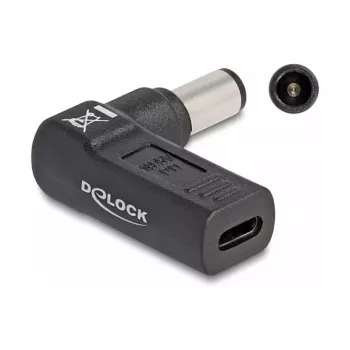 Adapter DeLOCK USB Typ-C żeński na Dell 7,4 x 5,0 mm męski 90° kątowy