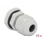 Przepust kablowy DeLOCK 60193 szary plastik 10 szt.