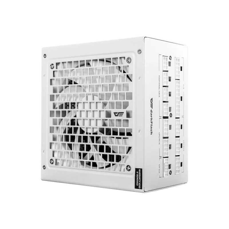 Zasilacz DarkFlash PMT1050 biały – Biurkowy zasilacz ATX, PMT1050 biały