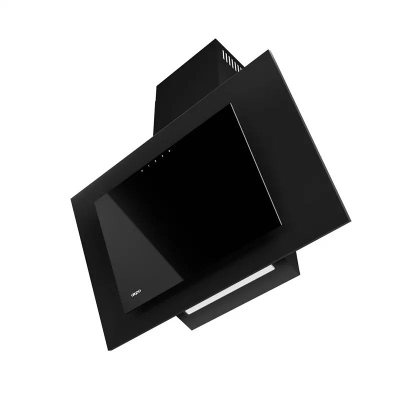 Okap kominowy kuchenny AKPO WK-4 NERO 2.0 50, 500 mm, maks. 300 m³/h, LED, filtr węglowy T300