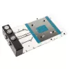Backplate BitsPower X-TEND active dla RTX 4090 FE — wykończenie akrylowe (BP-VG4090FE-BKP)