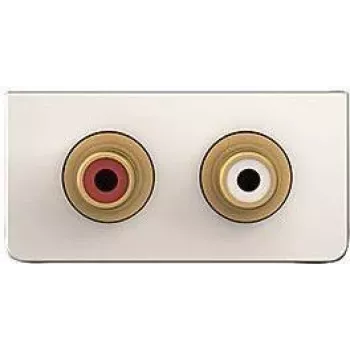 Audio 2xCinch panel KIND Konnect design 7454000510 z wiązką kablową