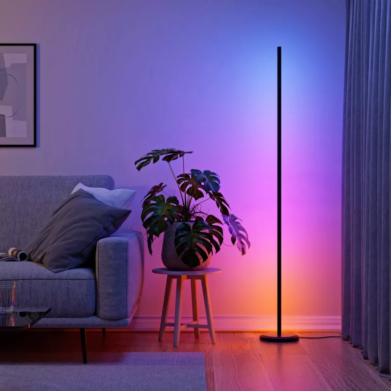 Lampa podłogowa Nanoleaf N7204K02-1FL 22W RGBW — regulowane światło RGB i białe regulowane