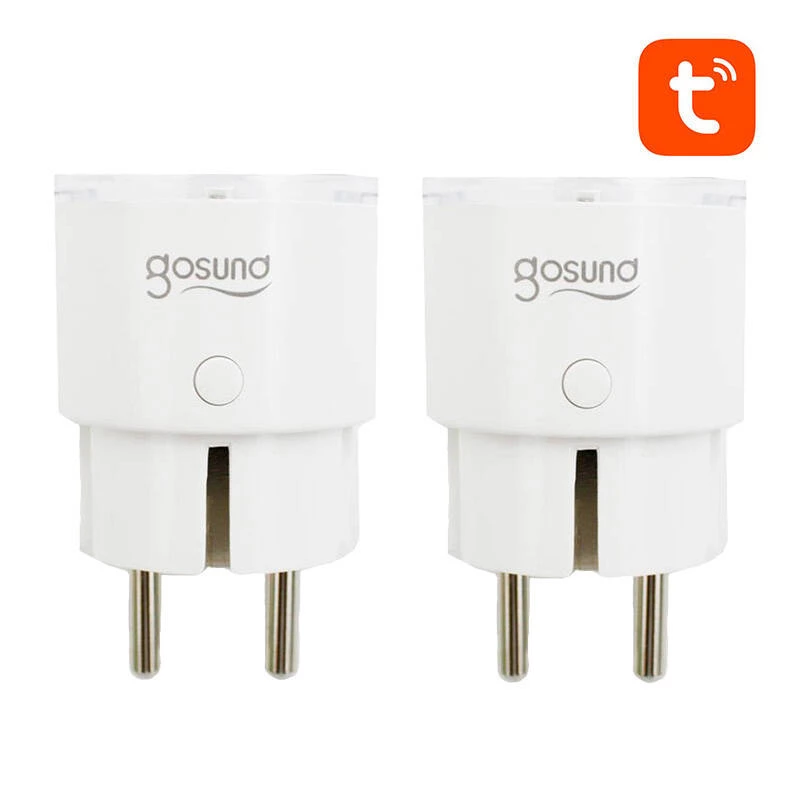 Inteligentna wtyczka WiFi Gosund SP111 3680W 16A, Tuya 2-pak