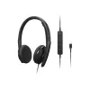 Lenovo 4XD1M45626 zestaw słuchawkowy Przewodowy Nagłowny USB Type-C Czarny