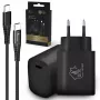 Smart Life USB Type-C do Type-C Kit, 200 cm, czarny + ładowarka 18W PD3.0 czarna