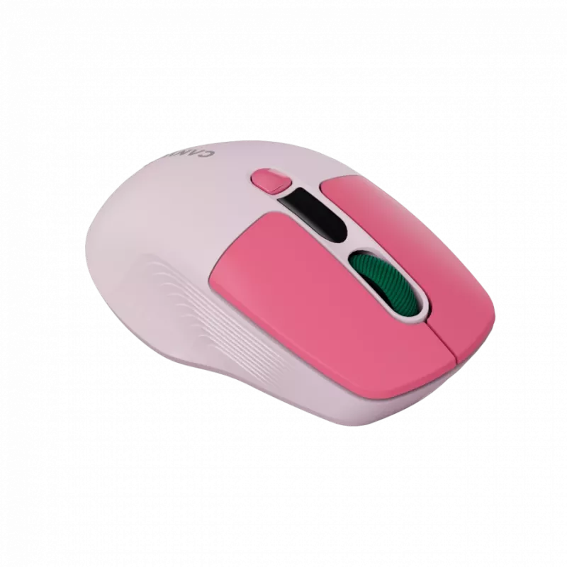 Canyon MW-26 - 2w1 bezprzewodowa mysz optyczna Bluetooth / 2,4 GHz - cicha - różowa