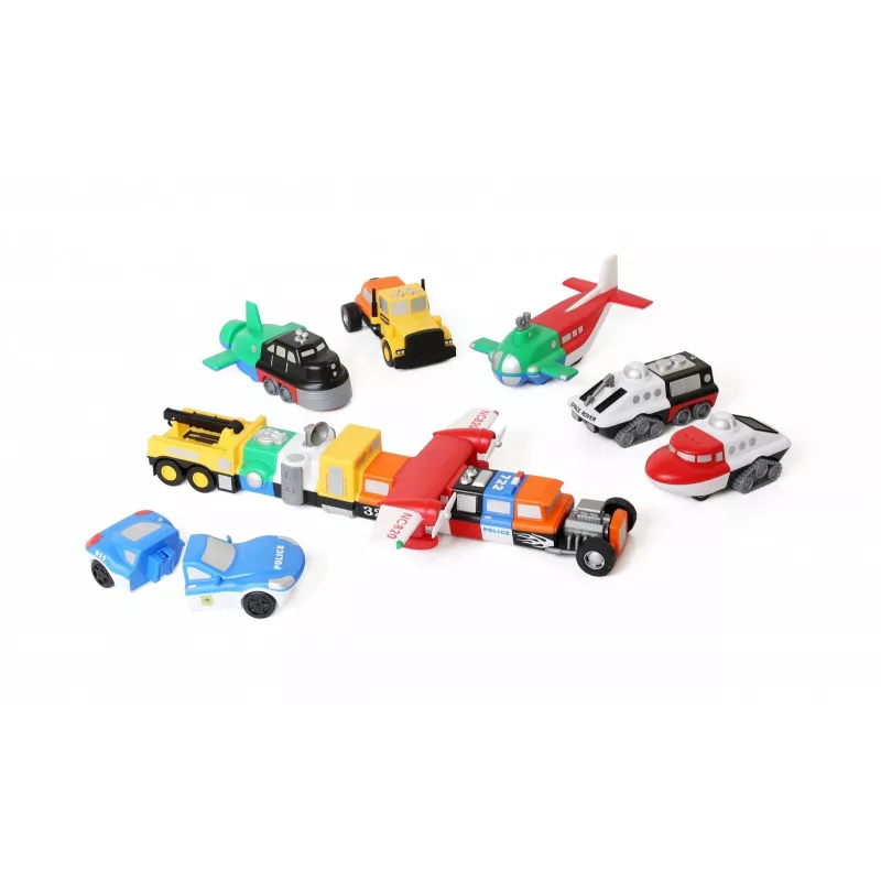 Zestaw pojazdów Popular Playthings Magnetic Mix or Match