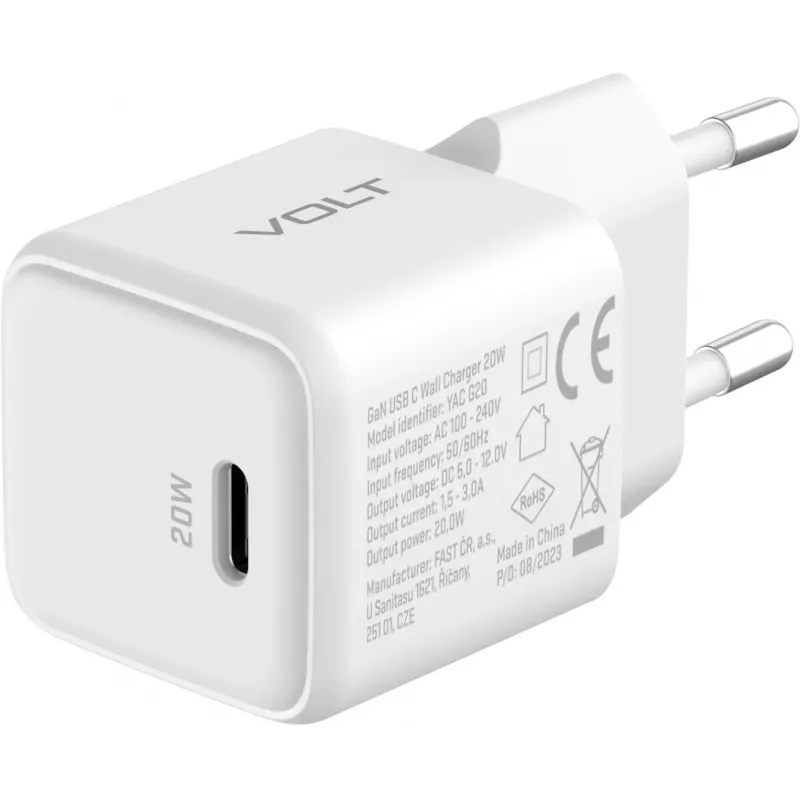 Ładowarka ścienna USB-C YENKEE YAC G20 20 W 3 A Power Delivery
