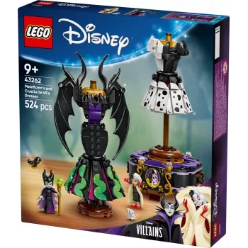 LEGO DISNEY 43262 Suknie Maleficent i Cruelli de Vil