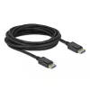 Delock - Kabel DisplayPort - DisplayPort (M) na DisplayPort (M) - DisplayPort 2.0 - 3,0 m - Obsługuje 10K 60 Hz (10 240 x 4320) - Czarny (80263)