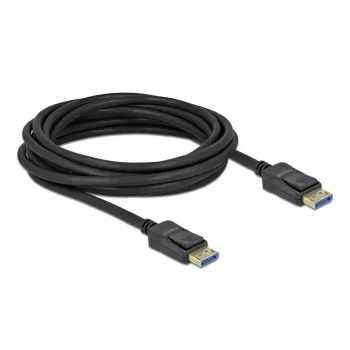 Delock - Kabel DisplayPort - DisplayPort (M) na DisplayPort (M) - DisplayPort 2.0 - 3,0 m - Obsługuje 10K 60 Hz (10 240 x 4320) - Czarny (80263)