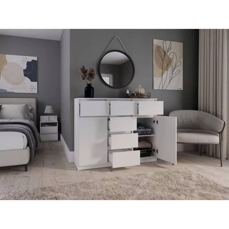 MALWA 2D6S biały komoda