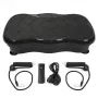 Extralink Vibration Platform for Exercise Fitness Moonwalk Spinmove Czarny