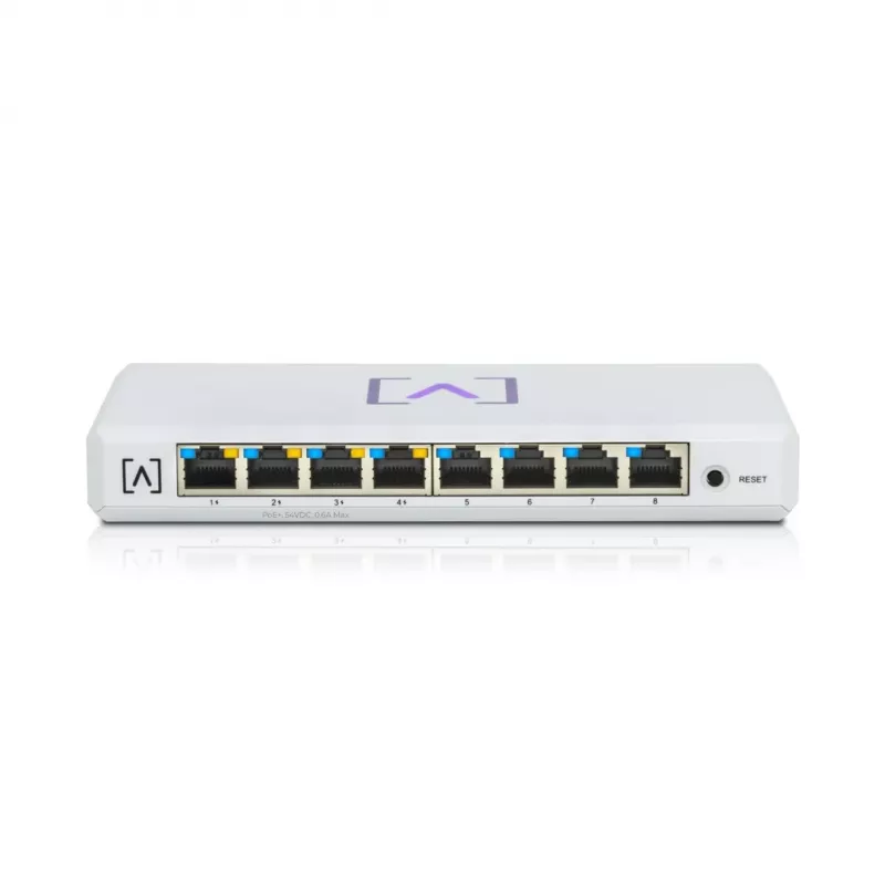 Przełącznik sieciowy Alta Labs S8-POE zarządzalny Gigabit Ethernet (10/100/1000) Power over Ethernet (PoE) Biały
