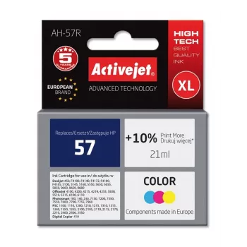 Atrament Activejet AH-57R (zamiennik HP 57 C6657AE; Premium; 21 ml; kolor)