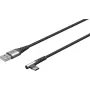Goobay 64655 Kabel USB 0,5 m USB 2.0 USB-C USB-A Czarny - Szary (64655)