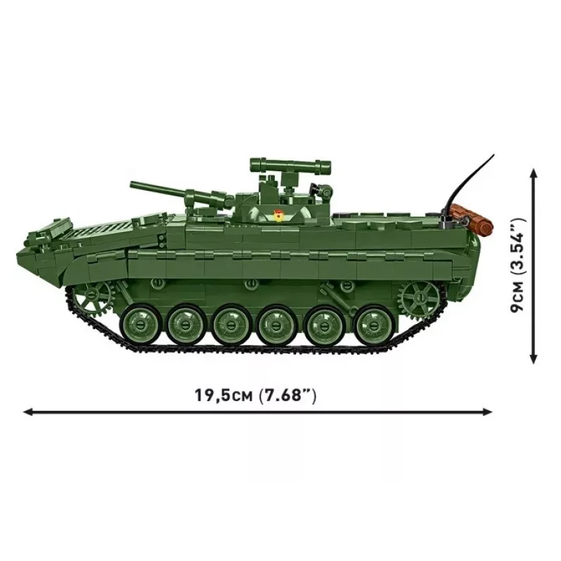 Zestaw konstrukcyjny Cobi Blocks BMP-1 758 elementów - klocki do budowy modelu w skali