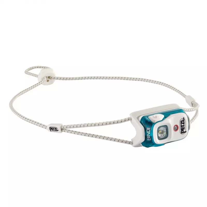 Petzl Bindi Teal, biała latarka czołowa LED