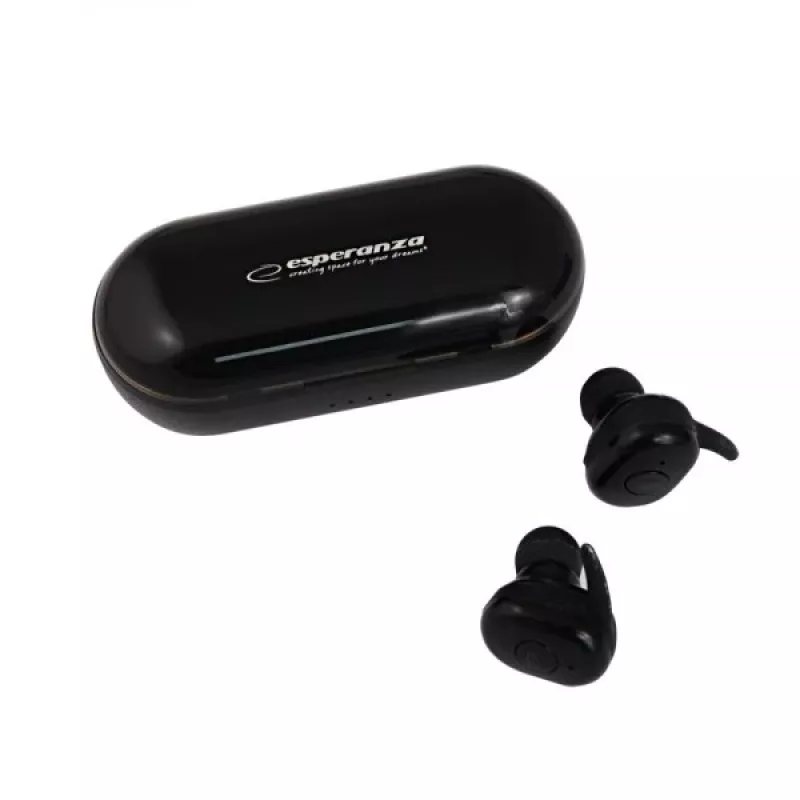 Esperanza TWS CARDERA Headphones Wireless In-ear Calls/Music Bluetooth Czarny