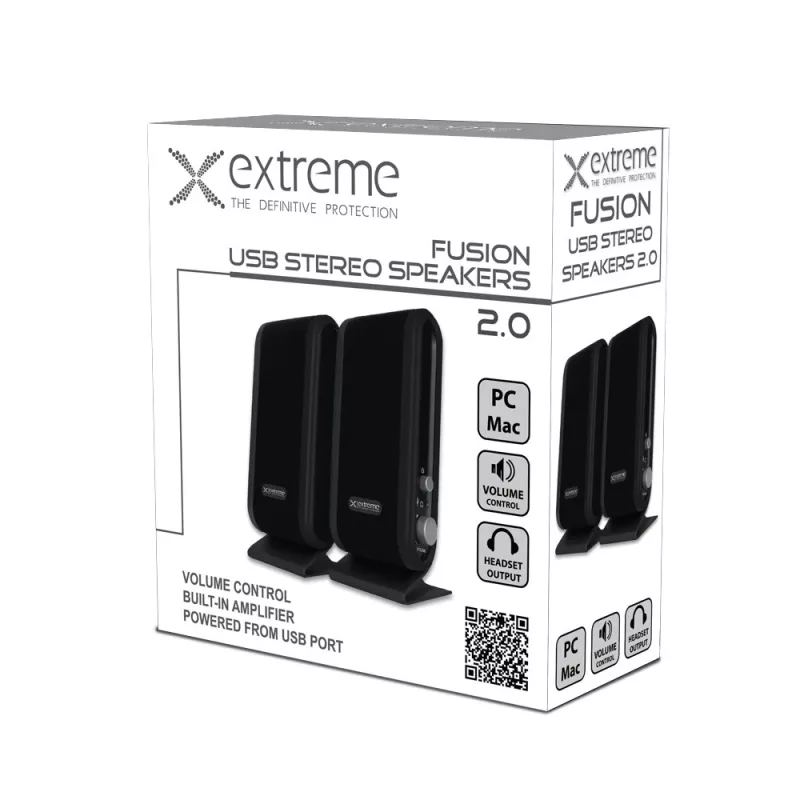 Głośniki Extreme XP102 2.0 kanały 4 W Czarny