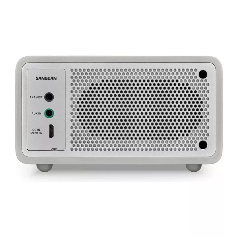 Radio stołowe Sangean DDR-7 Glacier srebrny z cyfrowym tunerem i Bluetooth