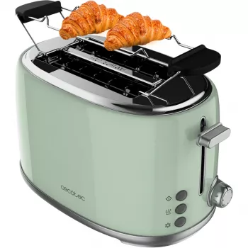 Toster Toast&Taste 1000 Retro Double Green (zielony, 980 W, na 2 kromki tostów)