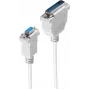 Kabel szeregowy ShiverPeaks BS78065-3 szary 3m DB-9 DB-25