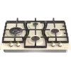 Gorenje GW6D42CLI płyta grzewcza Beżowy Do zabudowy 60 cm Gaz 4 strefa(y)