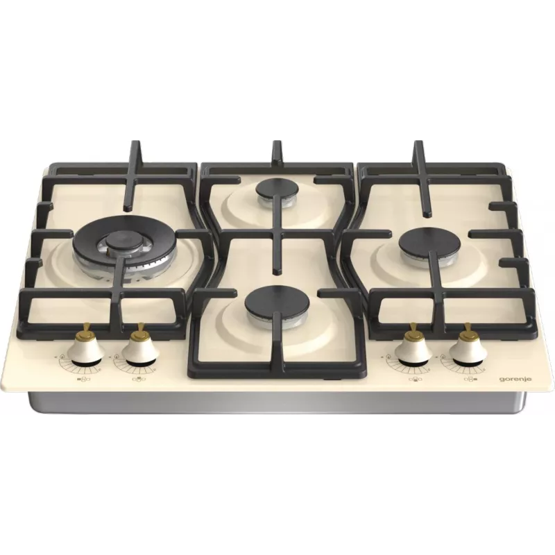 Gorenje GW6D42CLI płyta grzewcza Beżowy Do zabudowy 60 cm Gaz 4 strefa(y)