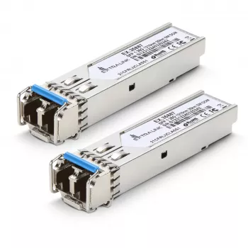 Extralink SFP 1.25G Moduł 2-szt., 1.25Gbps, LC/UPC, 1310nm, 20km, Single Mode, DOM
