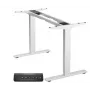 Rama do biurka regulowanego ONKRON CDF222E-W Elektryczna 2-nogowa, biała, szerokość 100–170 cm, skok 73+ cm, obciążenie 100 kg