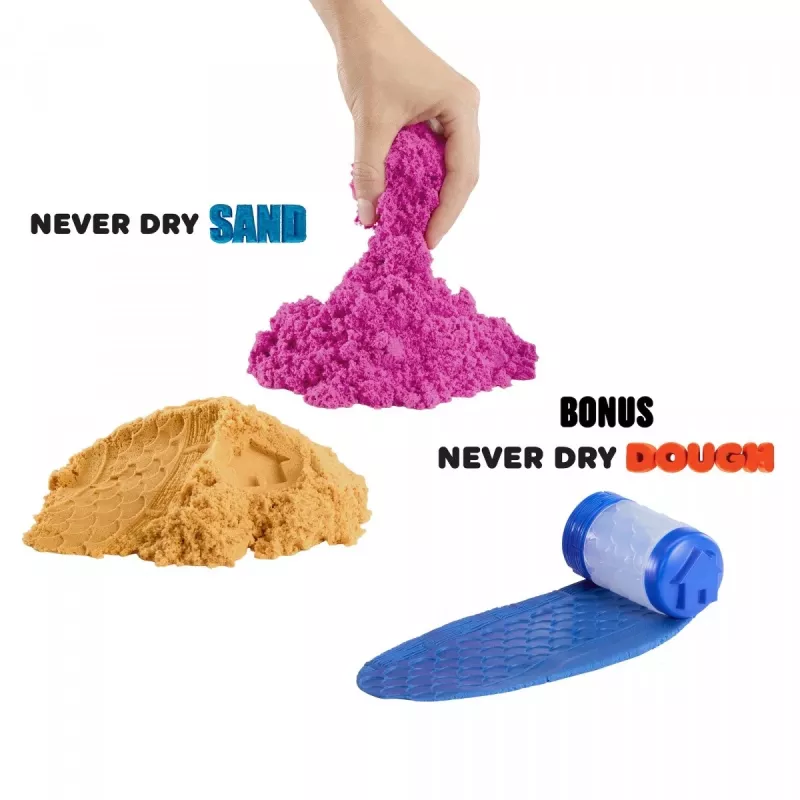 Kinetic sand Wonder Factory Never Dry Sand Bag, pomarańczowy czerwony