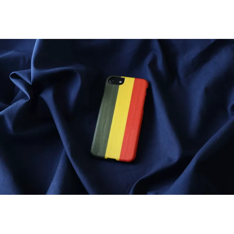 Etui na telefon Man and Wood do iPhone 7/8 — reggae Czarny