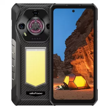 Wytrzymały smartfon UleFone Armor 30 4G z Helio, 12 GB RAM, 512 GB pamięci, Czarny, klasa energetyczna A
