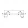 Kabel koncentryczny DeLOCK 89642 0.1m MHF IV/ HSC MXHP32